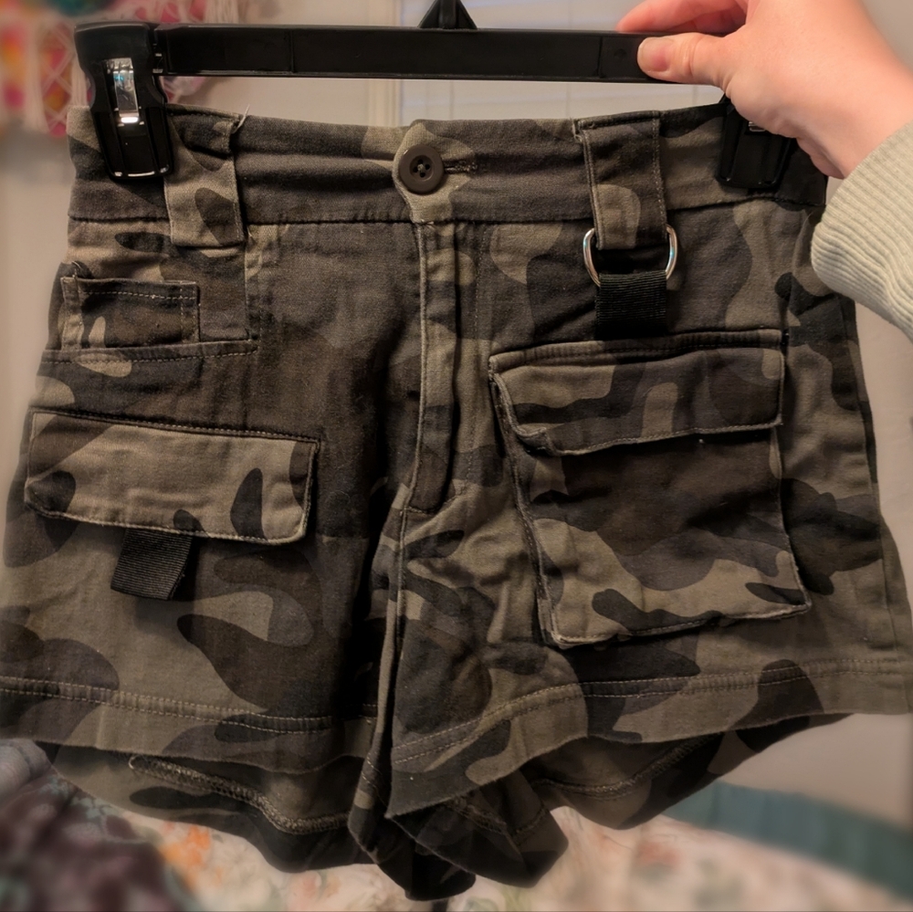 Army Style Camo Shorts